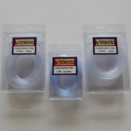 nacsan clear tube 1 7mm 5mtr