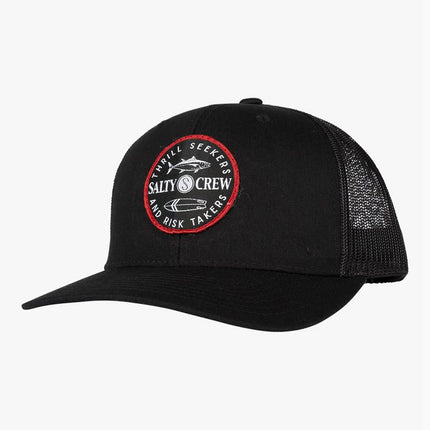 salty crew flipflop retro trucker black
