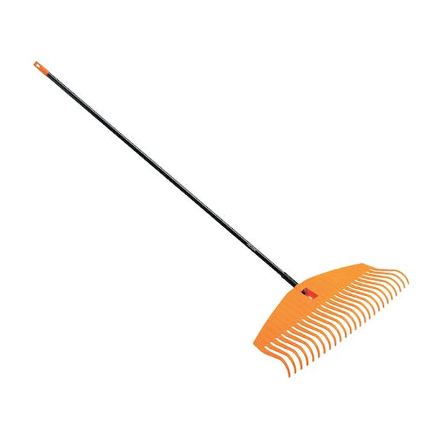 fiskars wide garden rake with aluminium handle