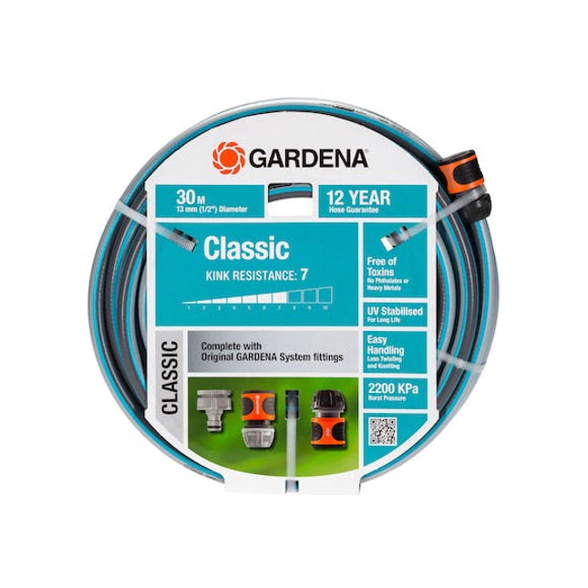 gardena garden hose classic 13 mm set 30 m