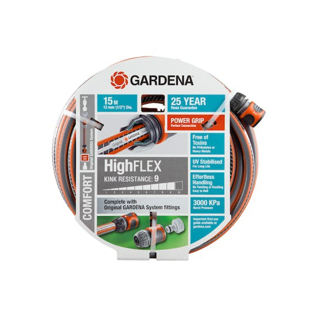 gardena garden hose comfort high flex 13 mm set 15 m