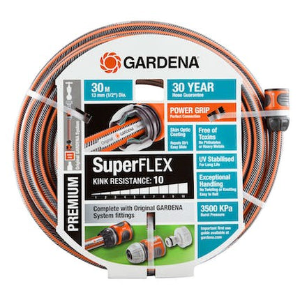 gardena garden hose premium super flex 13 mm set 30 m