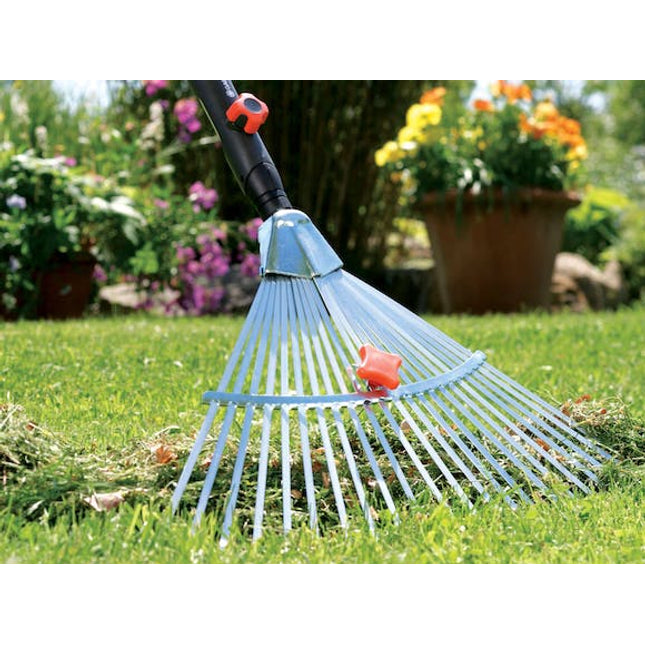 gardena combi system attachment adjustable rake