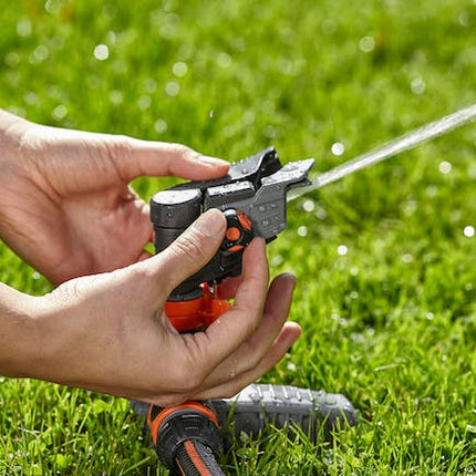 gardena pulse spike sprinkler comfort full part circle