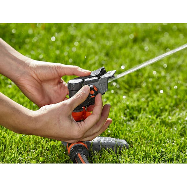 gardena pulse spike sprinkler comfort full part circle