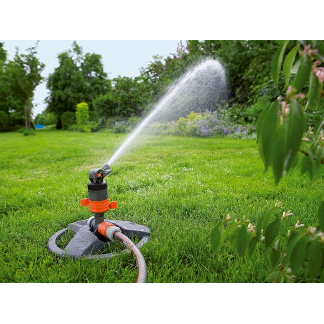 gardena sled sprinkler comfort turbo drive