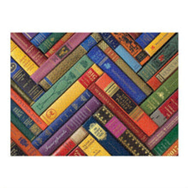 phat dog vintage library 1000 pc foil stamped puzzle