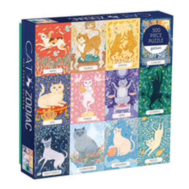 cat zodiac 500 pc puzzle