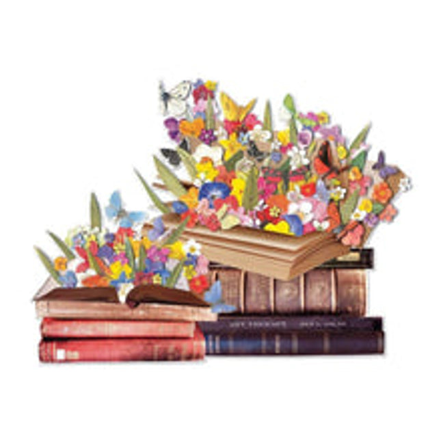 galison blooming books 750 pc shaped