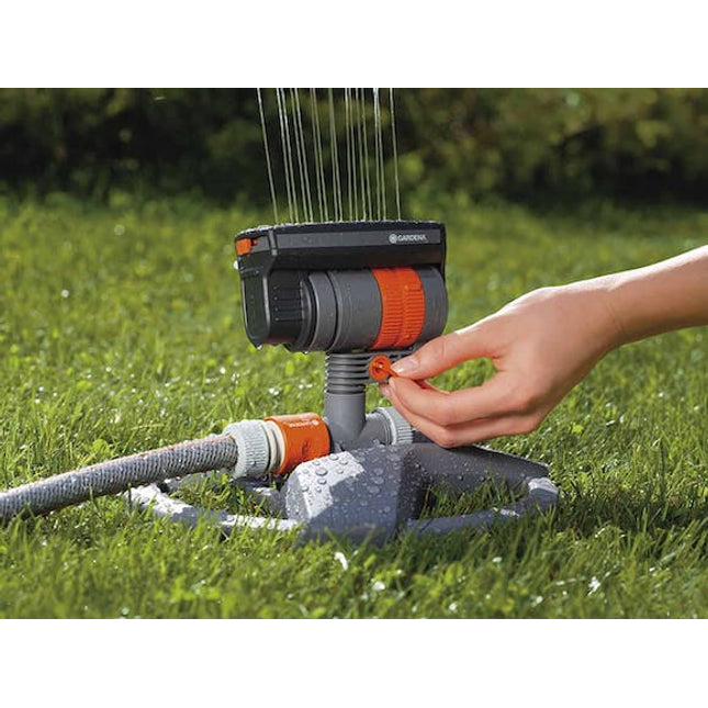 gardena oscillating sprinkler aqua zoom compact