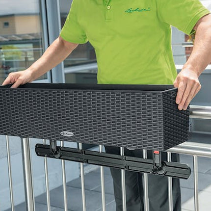 lechuza balconera cottage planter 80 granite