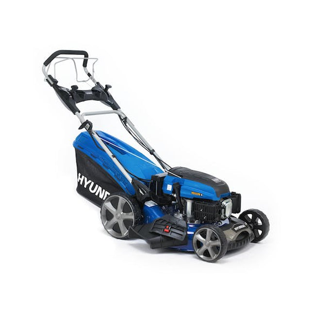 hyundai lawnmower 510 mm 196 cc self propelled electric start