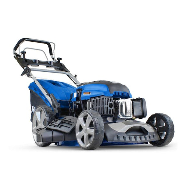 hyundai lawnmower 510 mm 196 cc self propelled electric start