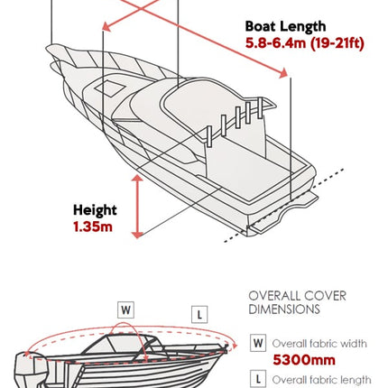 oceansouth jumbo cover 5 8 to 6 4m