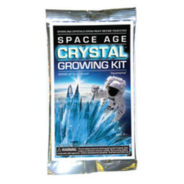 space age crystals mylar pack aquamarine