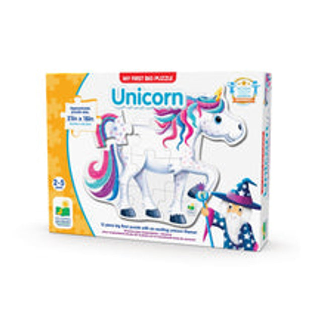 my first big floor puzzle unicorn