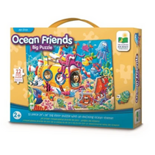my first big floor puzzle ocean friends
