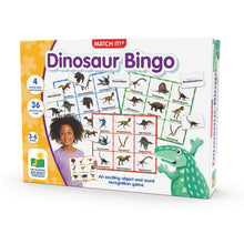match it bingo dinosaurs