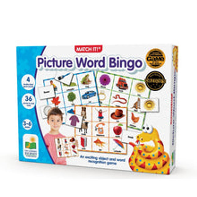 match it bingo picture word