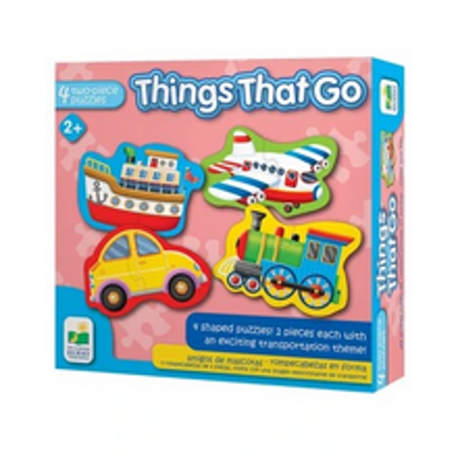 first shaped puzzle things that go