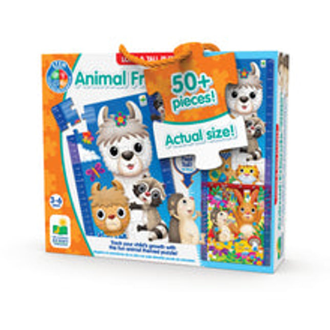long tall puzzles animal friends growth chart