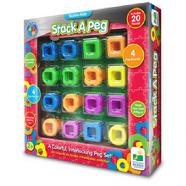 techno kids stack a peg