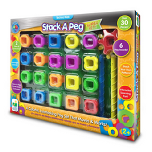 techno kids stack a peg super set