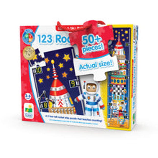 long tall puzzle 123 rocketship
