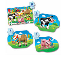 my first puzzle sets 4 in a box puzzles farm
