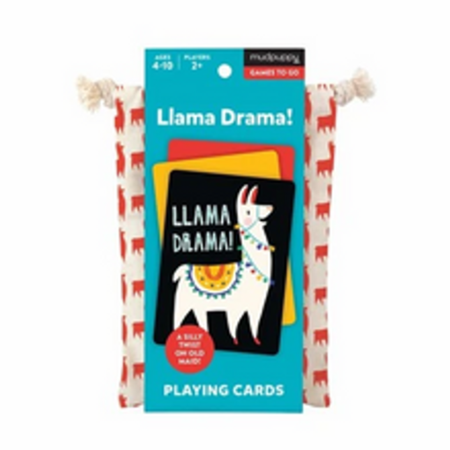 llama drama playing cards to go