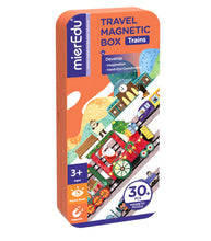travel magnetic puzzle box trains