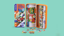 travel magnetic puzzle box trains