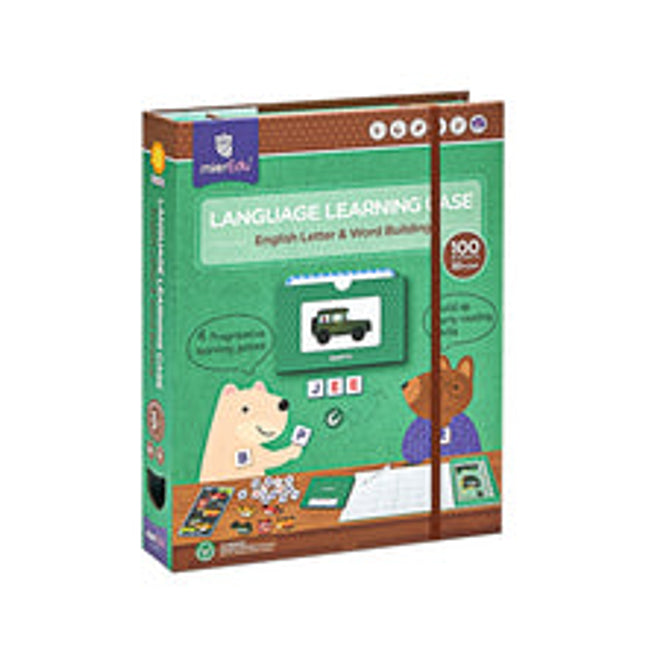 language learning case letter word building