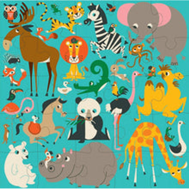 animals of the world jumbo puzzle
