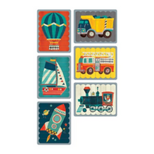 transportation puzzle sticks
