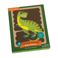mighty dinosaurs puzzle sticks