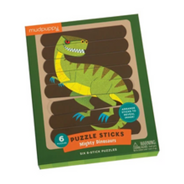 mighty dinosaurs puzzle sticks