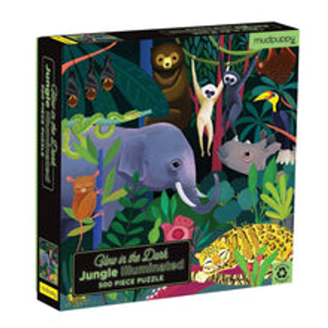 jungle 500 pc gitd puzzle