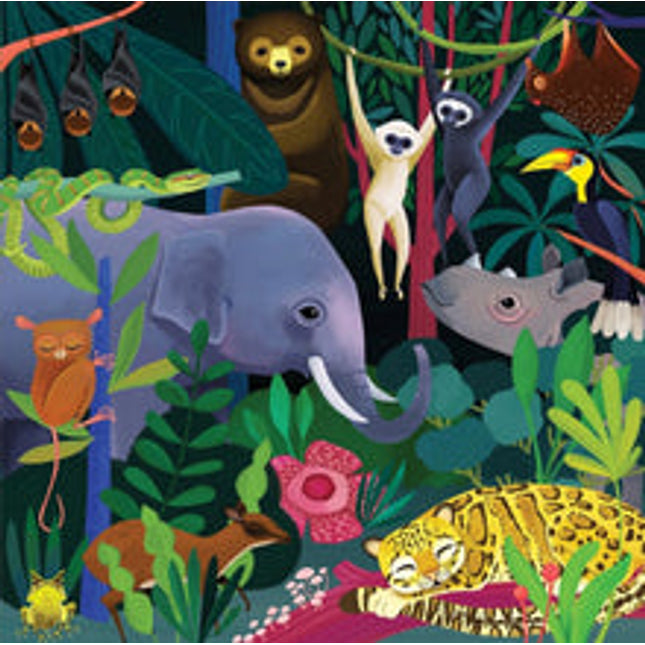 jungle 500 pc gitd puzzle