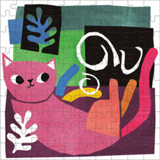 artsy cats 100 pc tin henri catisse puzzle