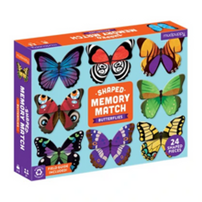 butterflies shaped memory match