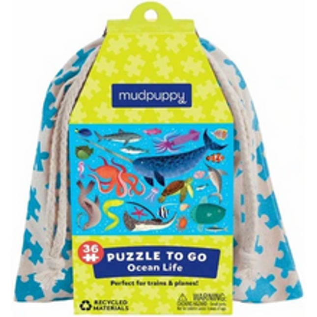 ocean life puzzle to go