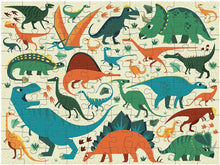 dinosaur dig 100 pc double sided puzzle