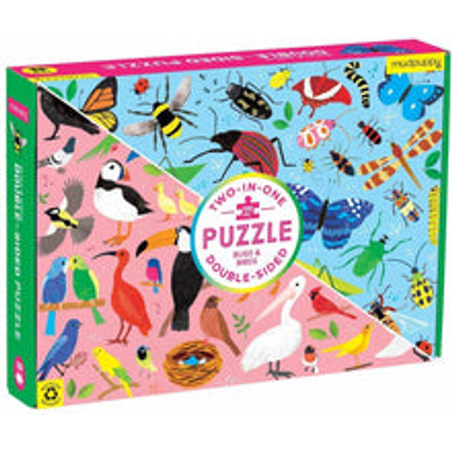 bugs birds 100 pc double sided puzzle