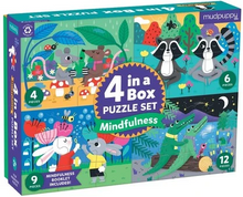 4 in a box puzzle set mindfulness f 20