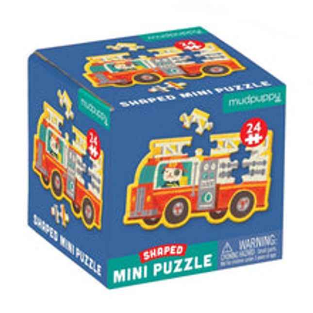 firetruck mini shaped puzzle 24 pcs