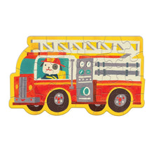 firetruck mini shaped puzzle 24 pcs