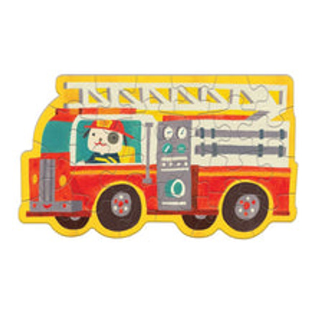 firetruck mini shaped puzzle 24 pcs