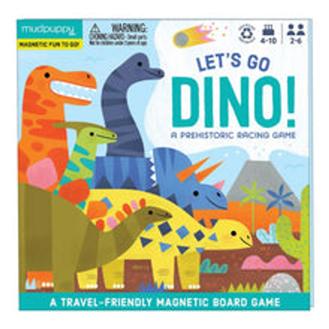let s go dinos magnetic board game