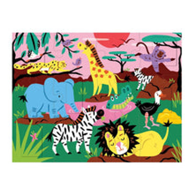 lift the flap on safari 12 pcs